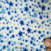 印花不倒绒针织面料 冬季家纺床单儿童保暖衣面料，厂家定制销售