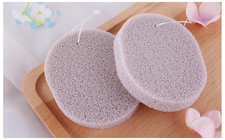 YB071, a 15T thick-hole oval facial cleanser with a single pack of walnuts and a large hanging rope Item Picture