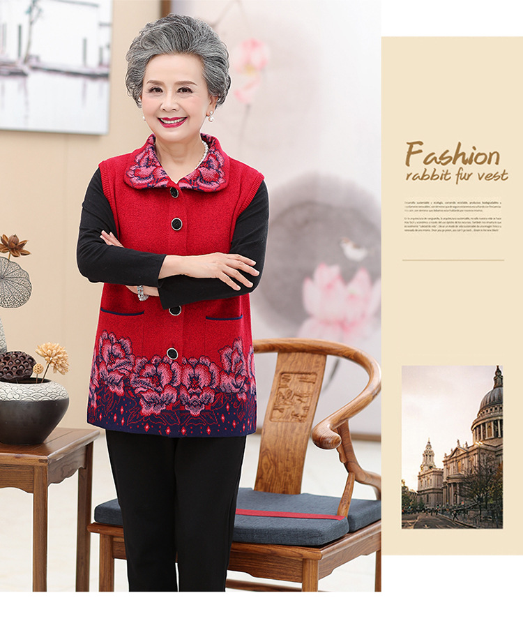 Gilet femme MOUTON ROUGE en Tricot - Ref 3317920 Image 14