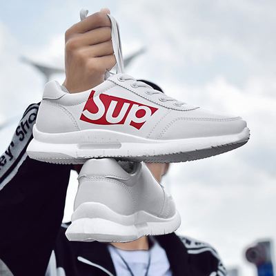 2018冬季新款运动鞋男士休闲鞋百搭潮流男鞋街拍小白鞋运动风单鞋|ru