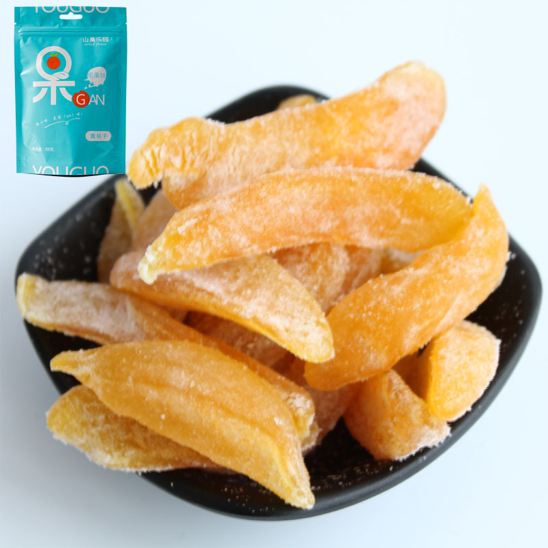 椰味黄桃干 袋装 办公室休闲零食 果脯蜜饯 oem代工批发一件代发|ru