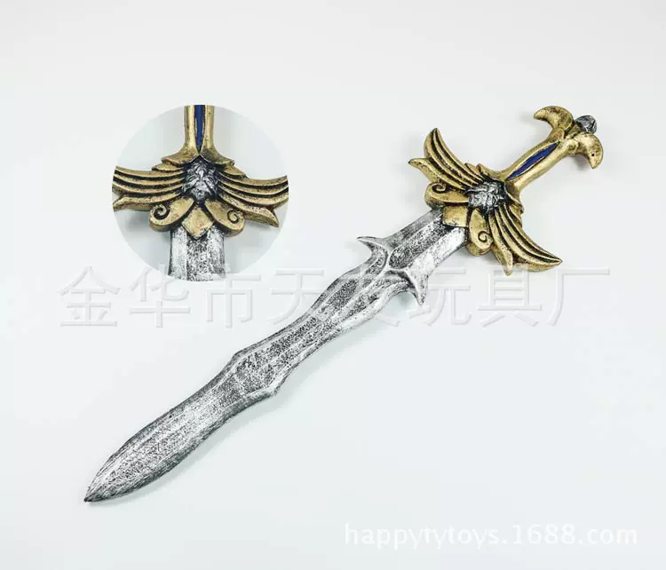 动漫刀剑 动漫玩具 玩具刀剑 PU玩具 长剑  影视道具仿古锋芒宝剑