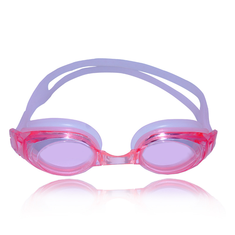 游泳眼镜加工定制 高清防雾男女儿童成人电镀平光游泳镜定制LOGO