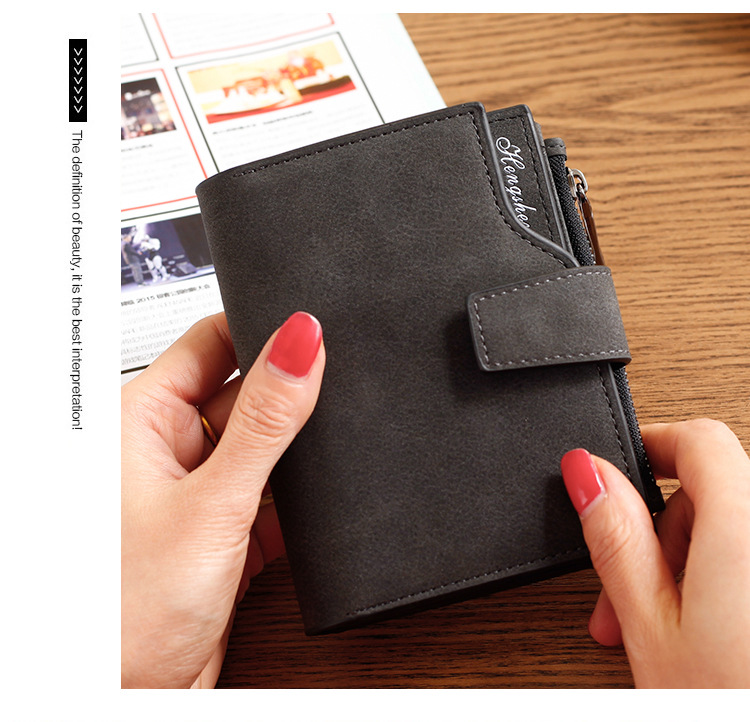 Women's Solid Color Pu Leather Side Zipper Card Holders display picture 9