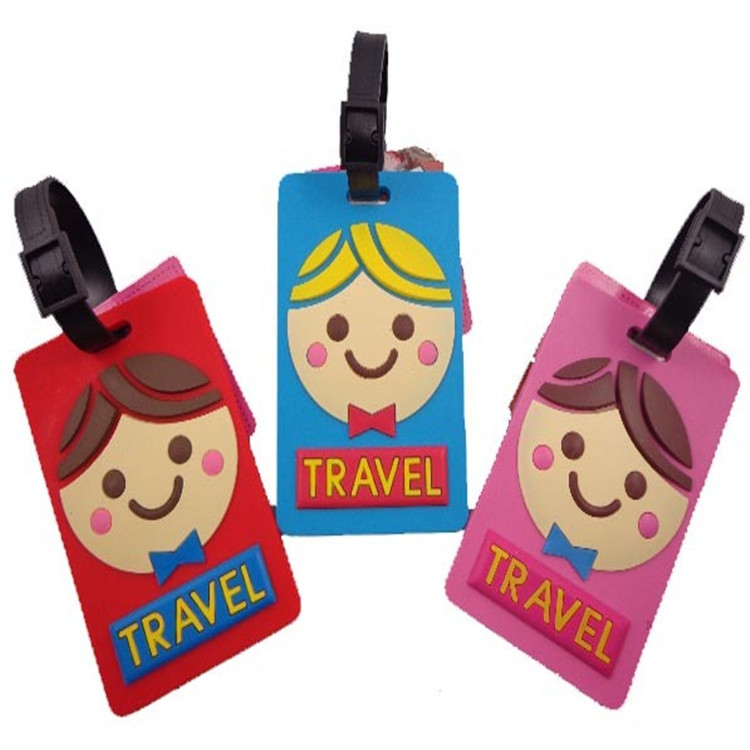 定做新款pvc塑料軟膠行李牌 矽膠行李箱登機牌行李牌批發