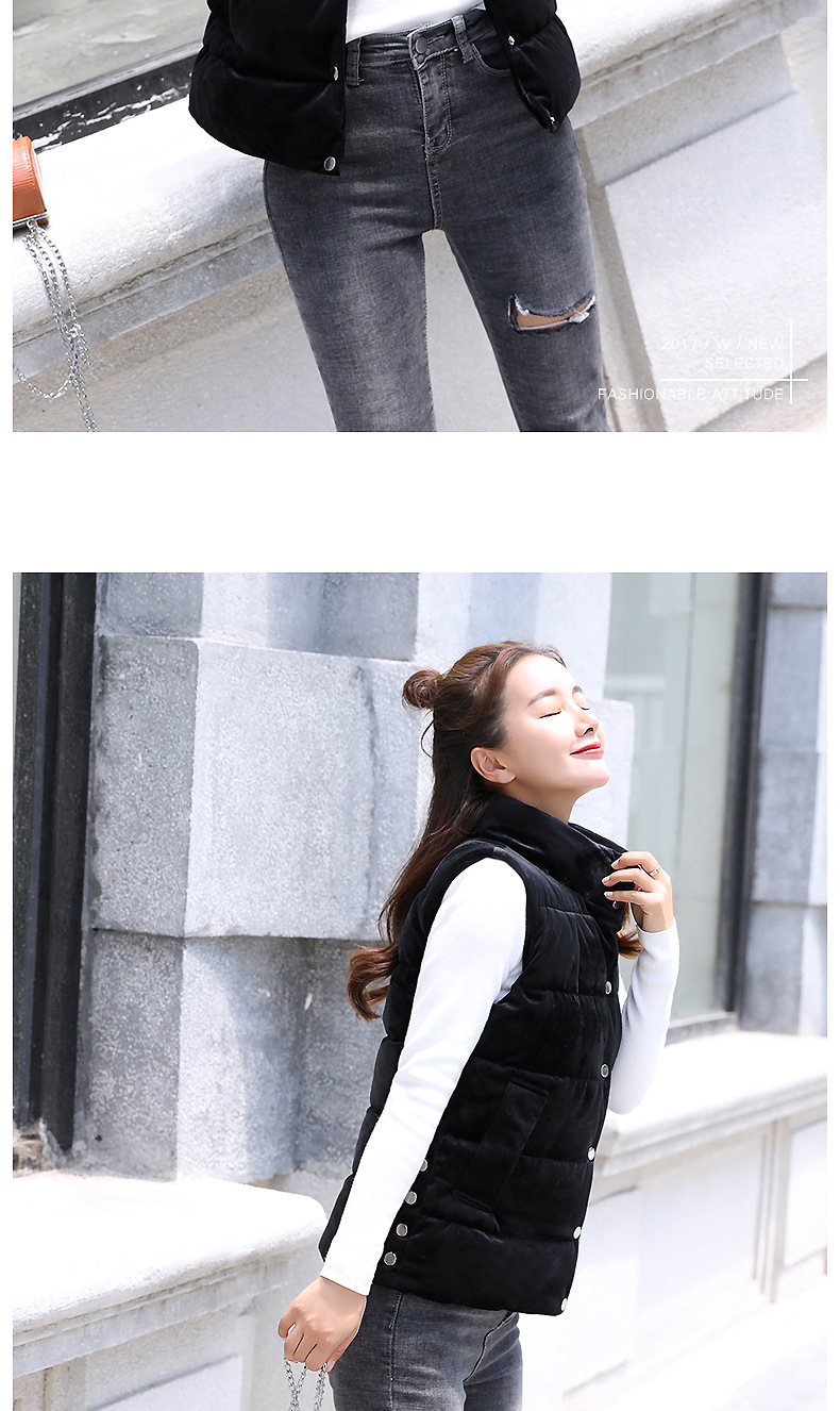 Gilet femme MARQUE INDéPENDANTE en Velours d or - Ref 3317344 Image 36