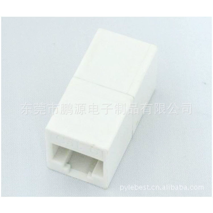 Сетевая RJ45-колодка белая 8P8C, модуль для подключения, разъём для сетевого удлинителя