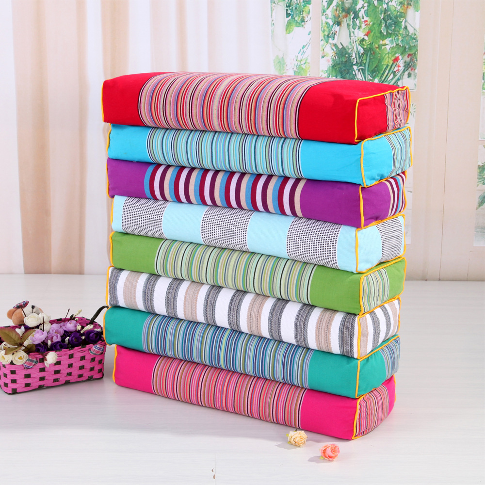 厂家老粗布长方形枕头荞麦壳颈椎枕带枕芯套床上用品家纺一件代发|ru