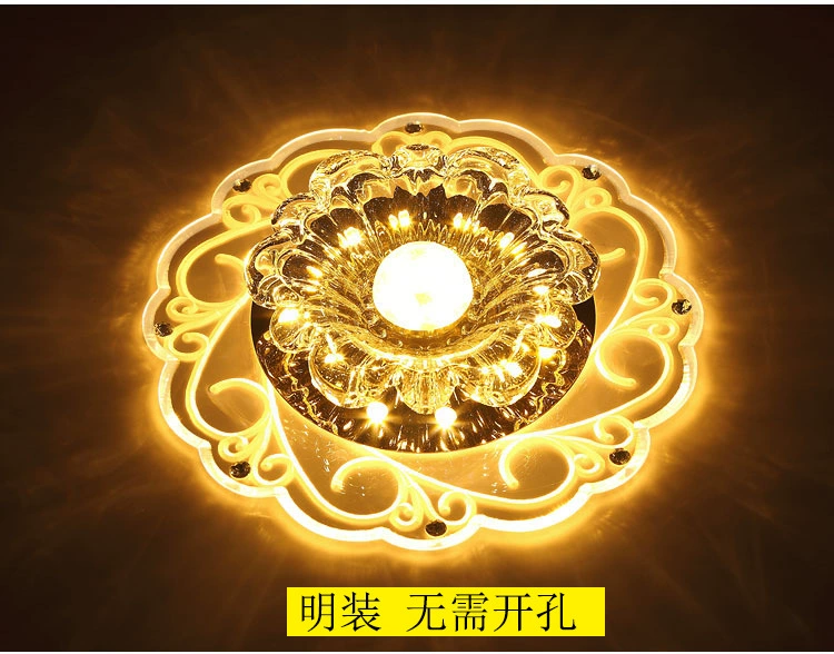 LED lights for corridor, small modern acrylic ceiling light for living room
