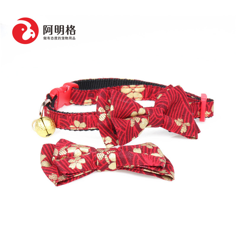 Minge new pattern A gentle wind nylon Pet collars nylon Cat collars Cat Supplies Manufactor Pet Supplies