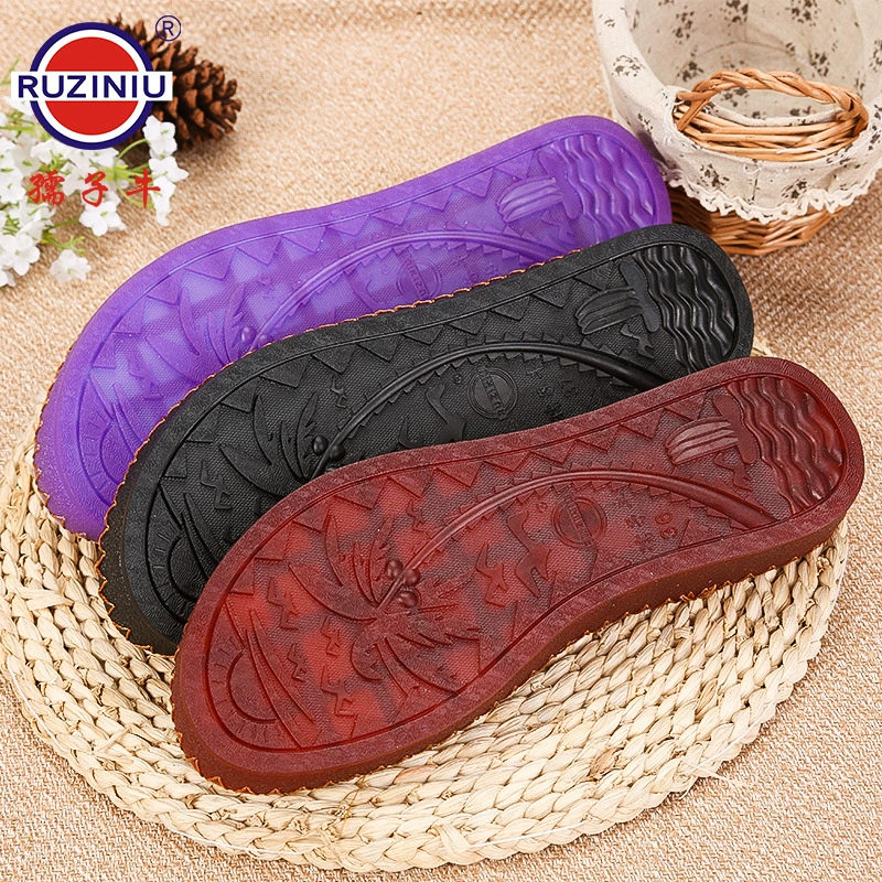 Сумасштабная подошва оптом, модные танкетки, нескользящая резиновая подошва, стильная подошва для сандалий, утолщенная кожаная подошва