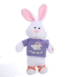 电动毛绒玩具彼得兔彼得小兔.欢乐跳跳兔.会唱歌会跳舞的兔子公仔