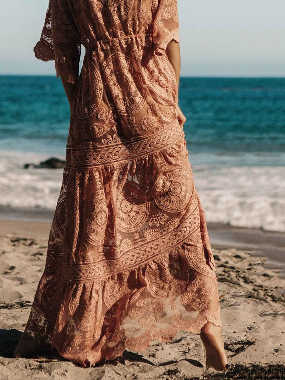 Robe femme CAUSEY en Dentelle - Ref 3328559 Image 10