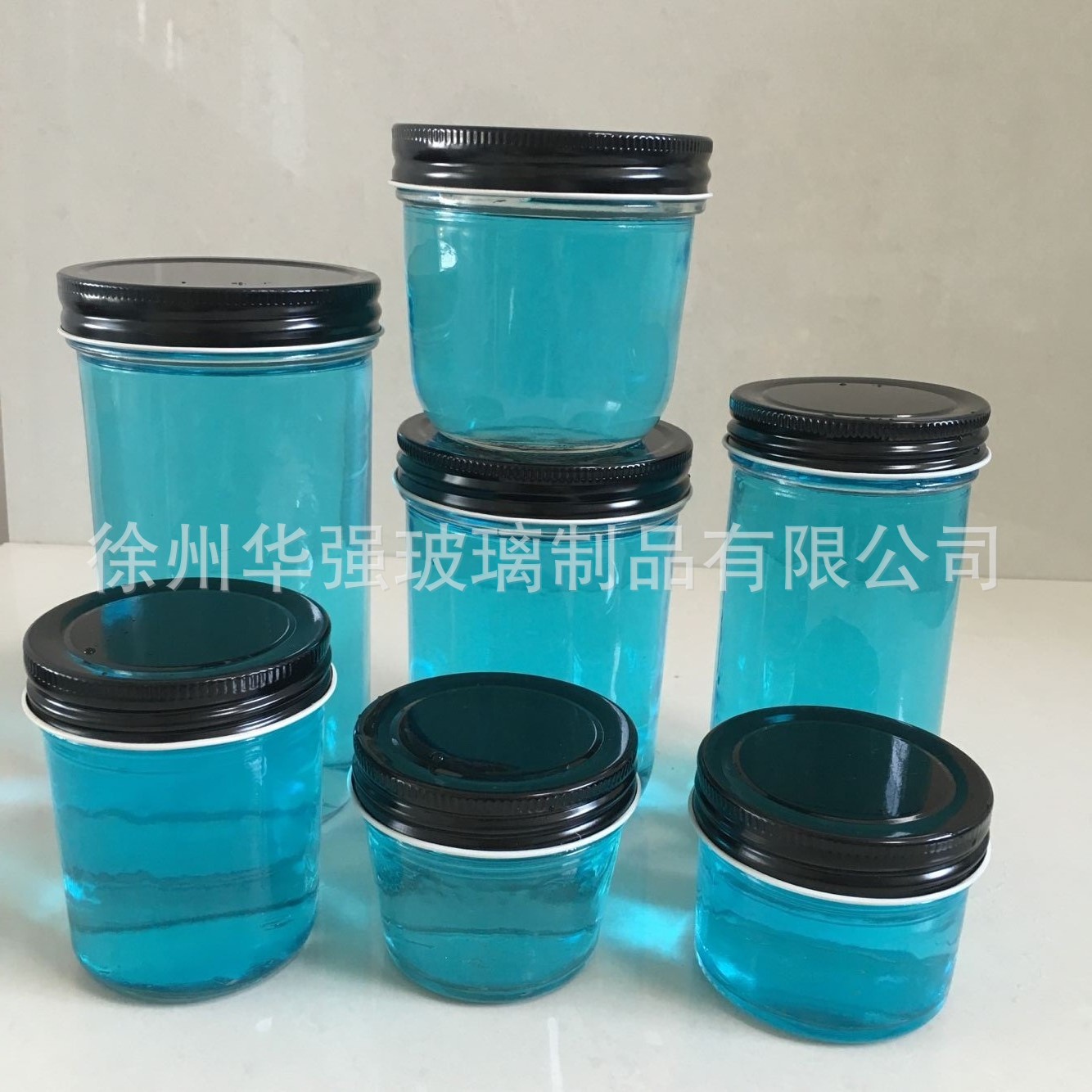 纯手工酱菜瓶 蜂蜜瓶 玻璃瓶 鱼子酱海鲜酱辣椒酱 密封罐250g