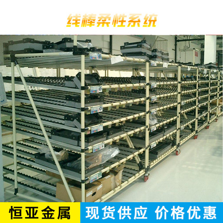 厂家直销 线棒货架 精益管货架 流利条 铝合金货架 PVC复合材料管