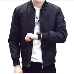 Men’s spring men’s oversized jacket Baseball Jacket Top Coat