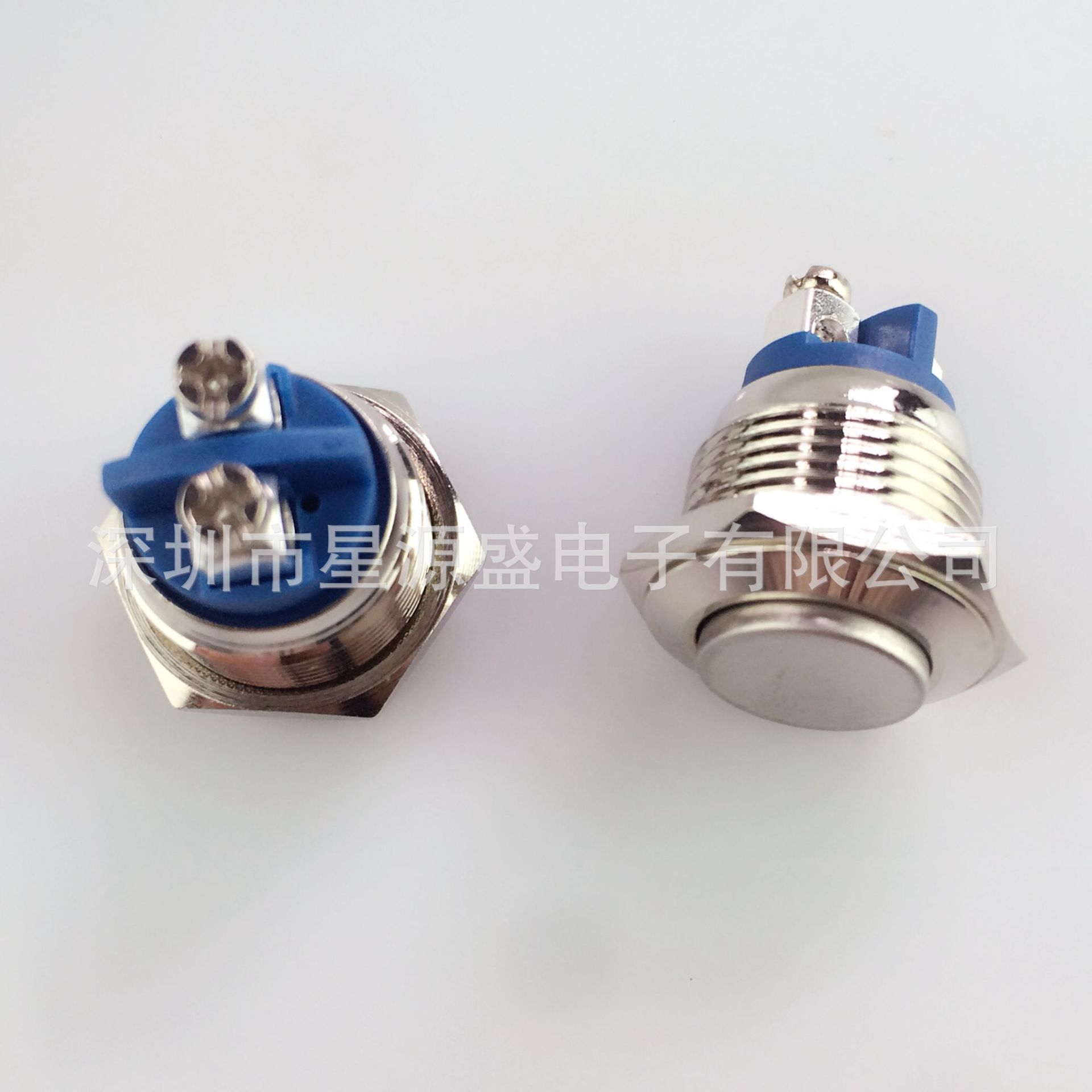 16MM金属微动按钮 汽车改装 无锁开关 点动按钮 复位