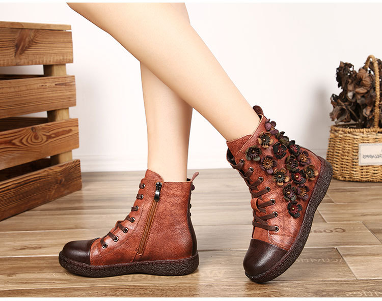 Bottes femme en En cuir - Ref 3355378 Image 25