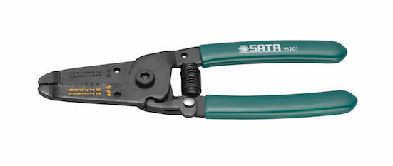 91202带刃口剥线钳,7"/世达