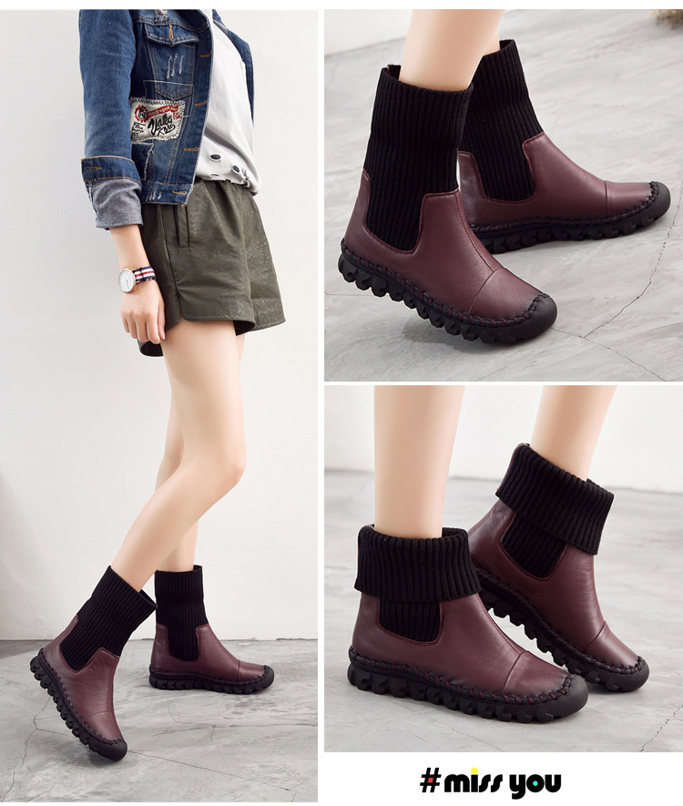 Bottes femme en En cuir - Ref 3355429 Image 20