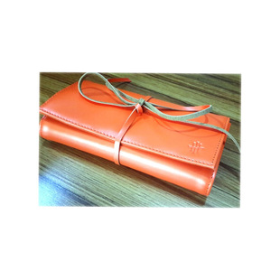 Korean style creative travel portable jewelry box stud earrings jewelry storage bag genuine leather small jewelry bag customization