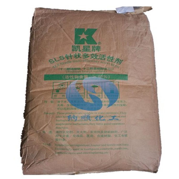 一手直销上海凯星K12针十二烷基硫酸钠针状/K12粉状,发泡剂