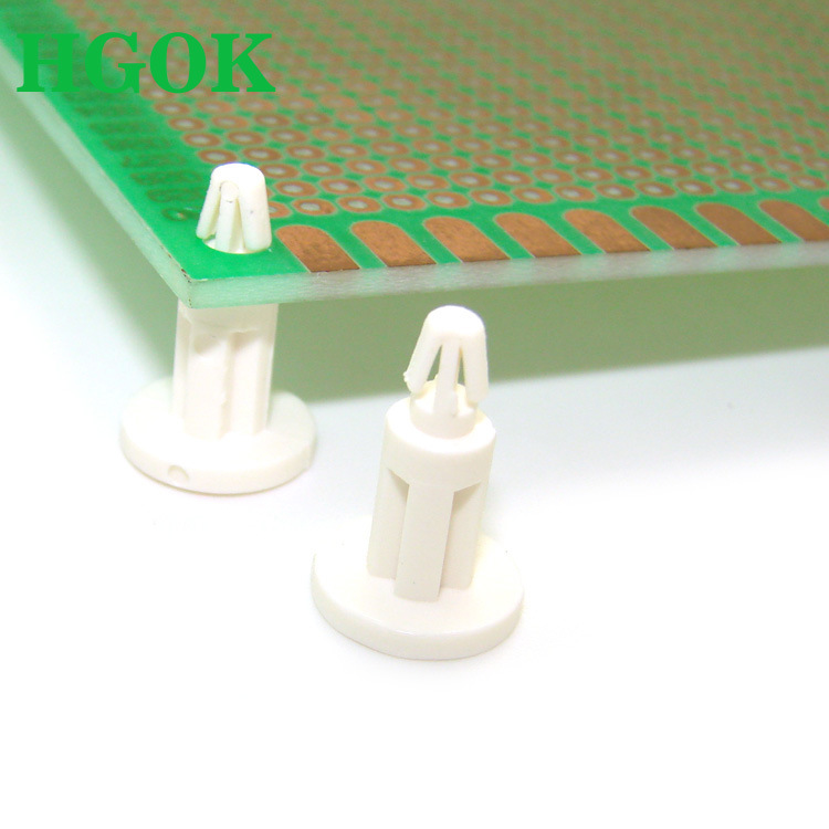 HGOK尼龙耐温支撑柱PC板间隔柱M3绝缘隔离柱线路板隔离柱