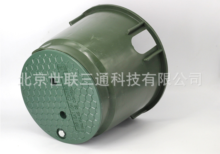 Caja de válvula de 10 pulgadas 910 caja de válvula redonda ecologización riego solenoide válvula de toma de agua caja de válvula ecologización caja de válvula