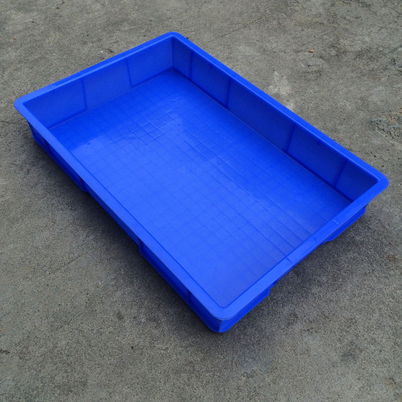 厂家批发加厚塑料方盘 周转塑胶方盘物料盒 育苗塑料托盘