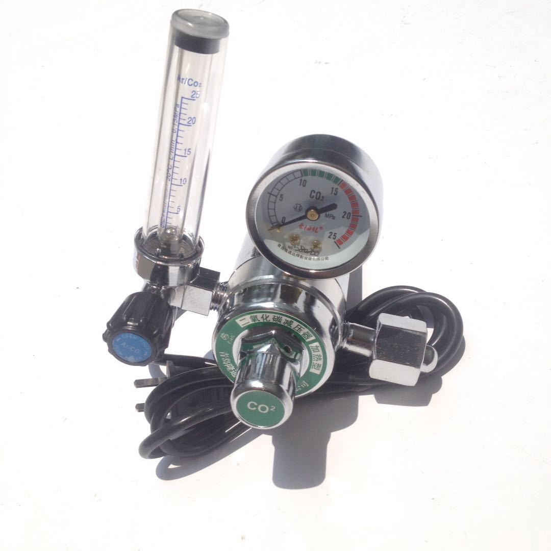 东海龙二氧化碳气表电加热式气表阀青岛隆通达220V36v二氧减压表