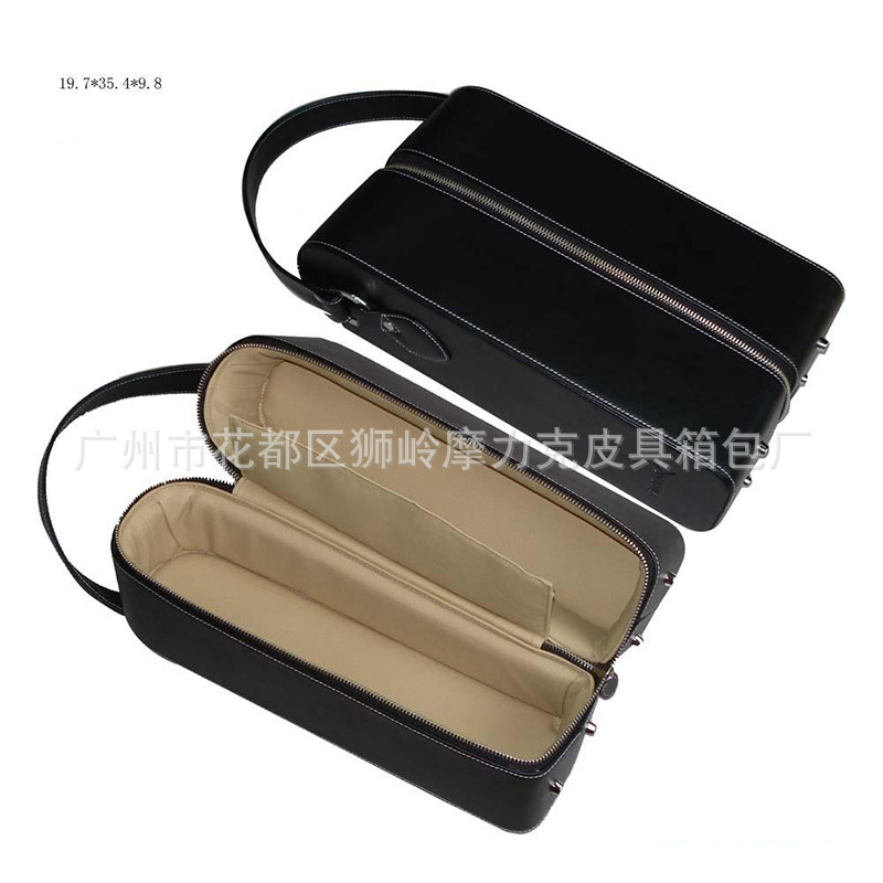 厂家批发红酒盒 手工皮革手拎单只红酒包装盒红酒盒子一支装