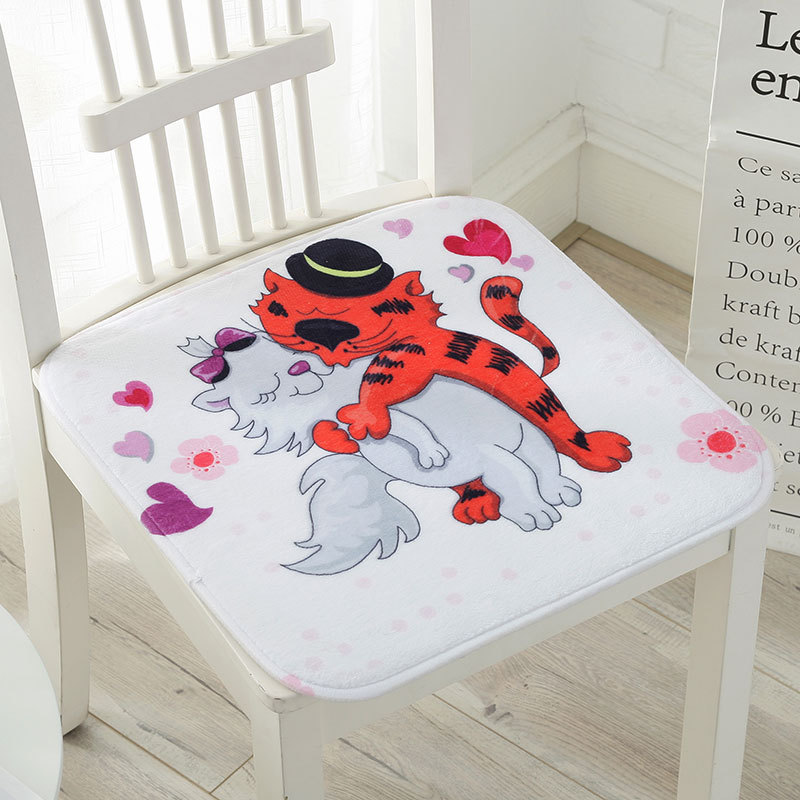 坐垫椅垫办公室电脑椅厚汽车圆形榻榻米地板沙发布艺学生卡通坐垫