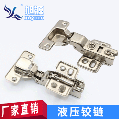 Manufactor Direct selling Hydraulic pressure Buffer hinge Cold-rolled steel Wardrobe cabinets pipe hinge Hinge Hardware