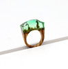 Wooden ring handmade, ethnic resin, new collection, ethnic style