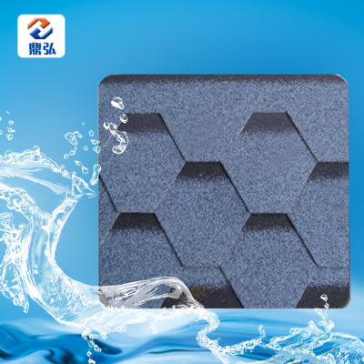 厂家供应彩色沥青瓦 马赛克型圆型玻纤沥青瓦别墅屋面用防水材料|ms