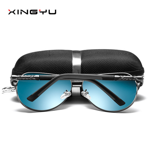 New men's polarized sunglasses toad mirror spring leg series colorful film fishing glasses driving mirror 8725
