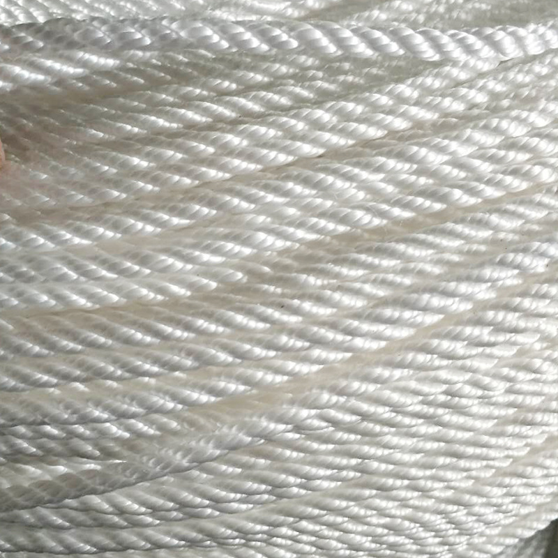 Polyester fiber nylon Cordelle Industry Bold wear-resisting Safety rope wholesale white Compounding Cordelle