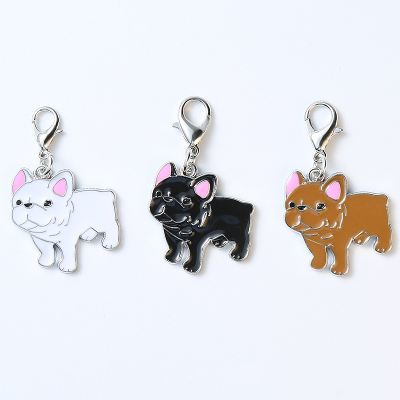 Casual Dog Metal Unisex Bag Pendant Keychain 1 Piece display picture 2