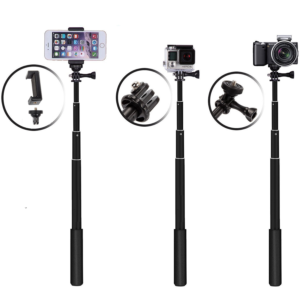 Perche selfie en Alliage d aluminium - Ref 3386312 Image 4