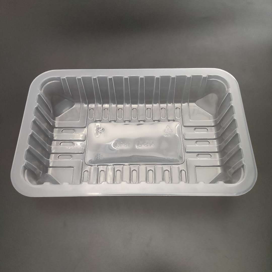 壹次性托盤PP鎖鮮盒鹵味食品盒1812/1813/2014可封口氣調包裝盒