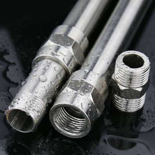 Stainless steel extended pipe thread, stainless steel wire pipe, 4 6/16 inch pipe thread, double outer wire pipe fitting