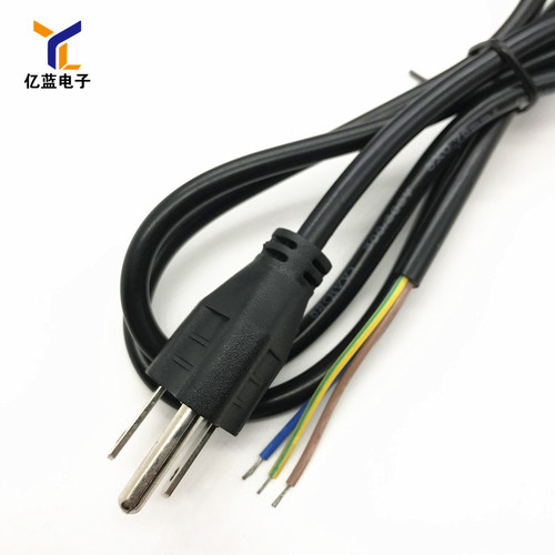 YL BillionBlue supplies 1.5-meter 0.5 square American-standard three-prong American-style pure copper three-core plug American-standard power cord