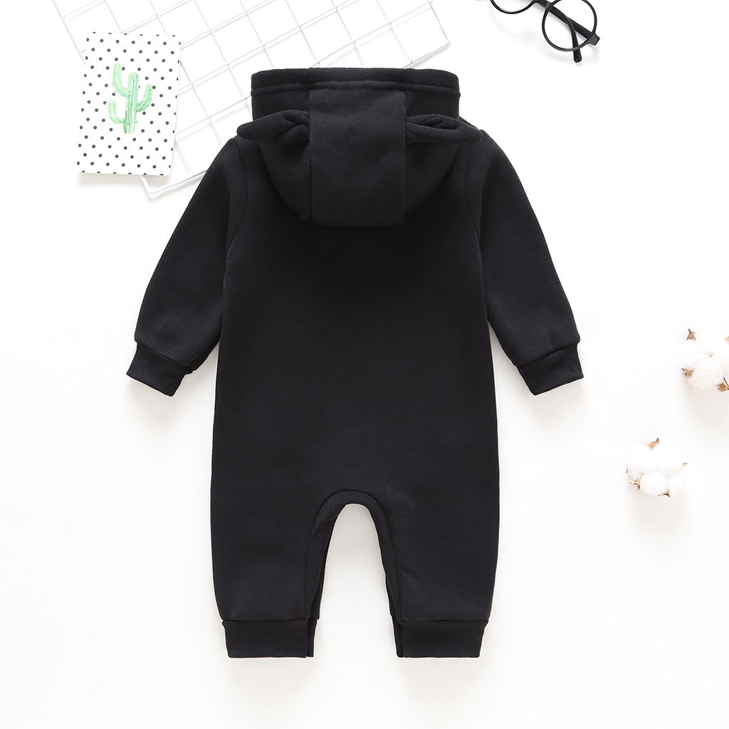 New Hooded Baby Romper Baby Romper Autumn One-piece Romper display picture 5