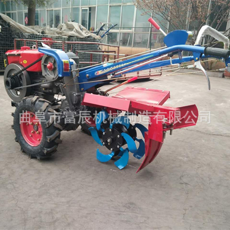 自走式大马力柴油动力手扶拖拉机 家用运输型手扶拖拉机 性能稳定