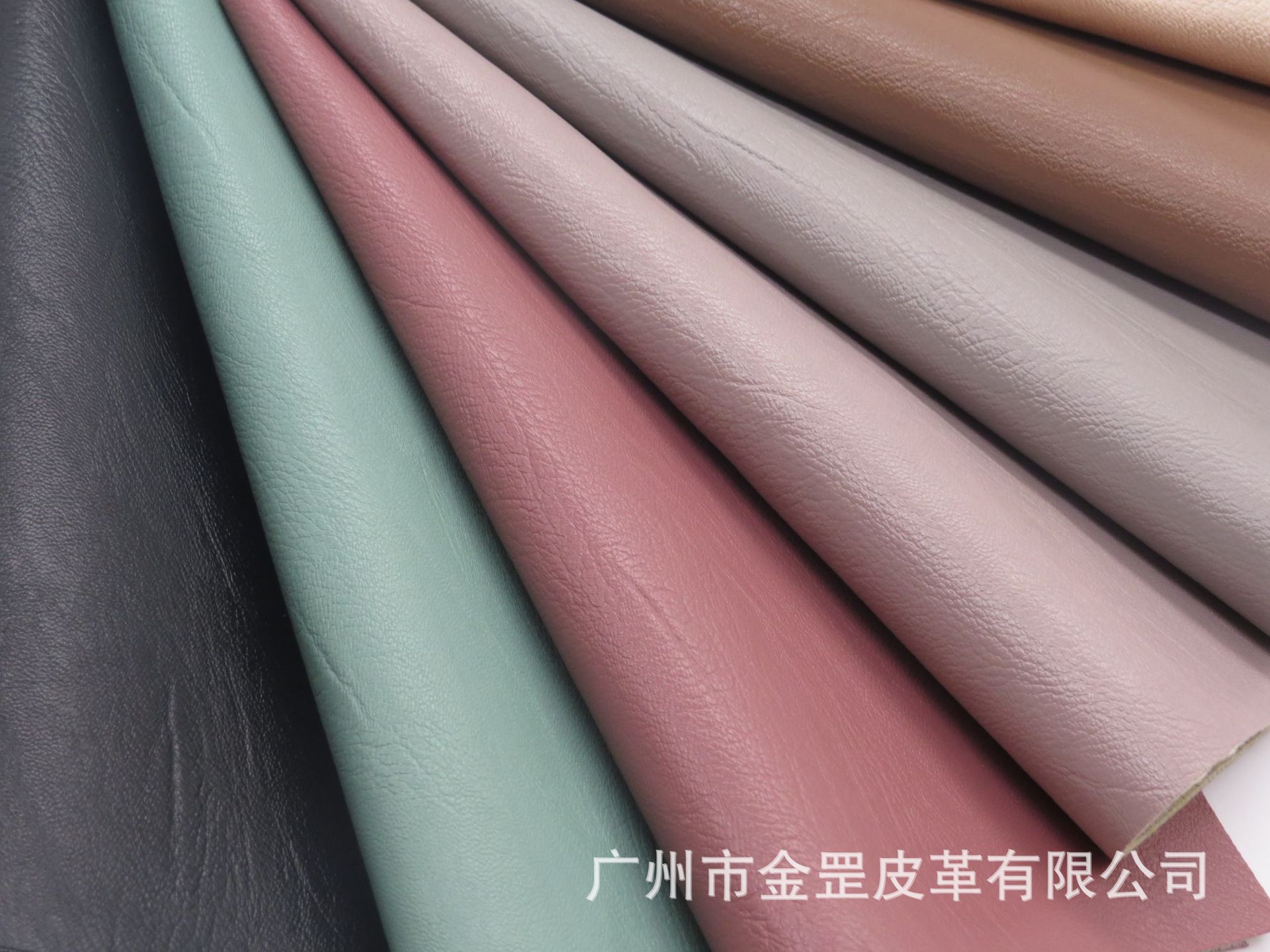 厂家直销 1.0MM树皮纹 羊纹PVC人造革箱包鞋材装饰盒面料大量现货