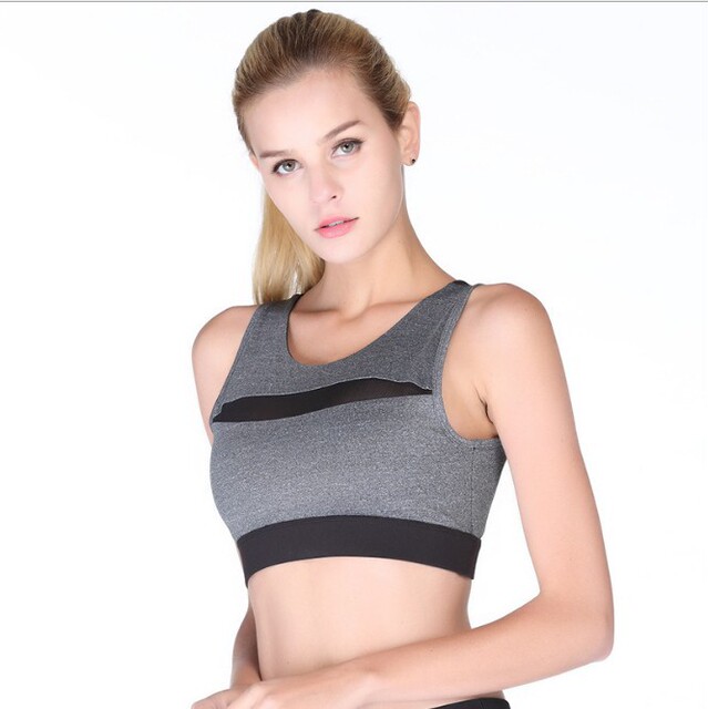 A New Kind of Sexy Yoga Bra Fast-drying Air-permeable Ring-free Cross-strapped Beautiful Back Running Underwear