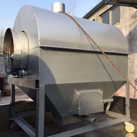 小型滚筒炒锅 花生瓜子炒货机 双层滚筒芝麻炒炉图片