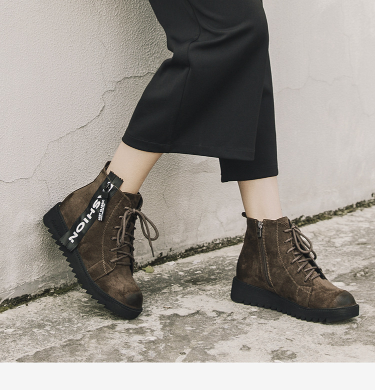 Bottes femme en Daim - Ref 3354243 Image 18