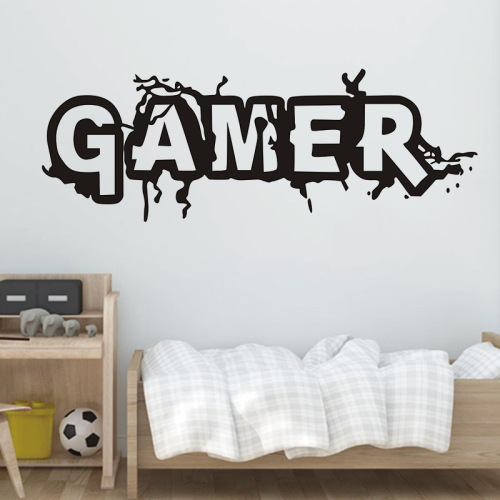 gamer foreign trade new wish living room bedroom background decorative painting paper carved wall sticker A016