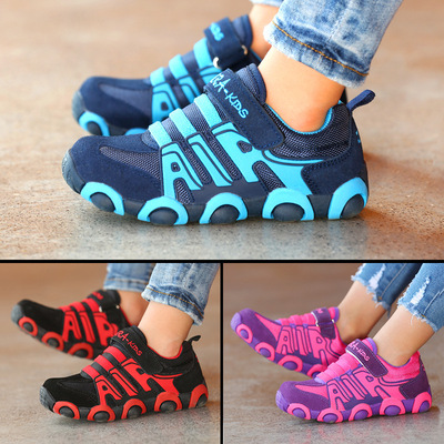 New products children's shoes genuine leather Autumn leisure time gym shoes CUHK wear-resisting baby Boy girl Tank shoes wholesale